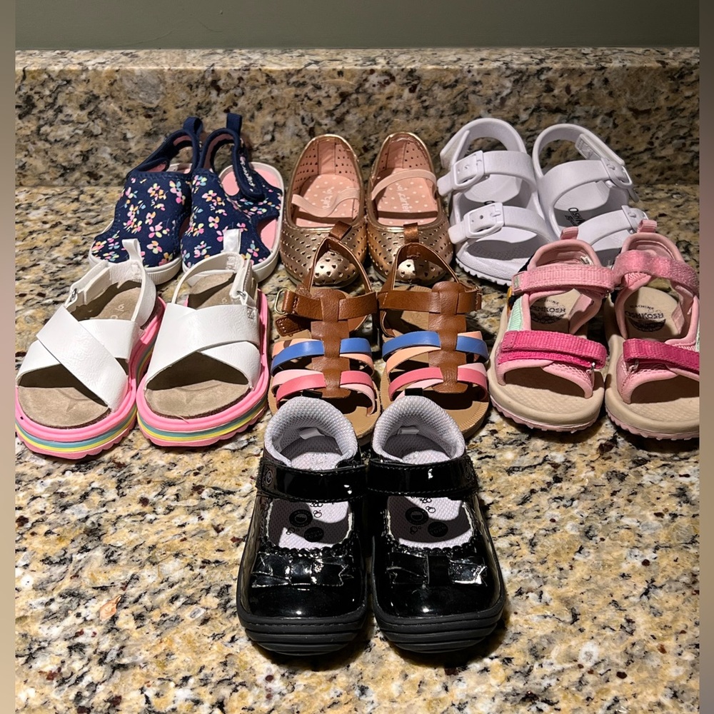 Toddler Girl Shoes Lot - Summer/Spring 💗